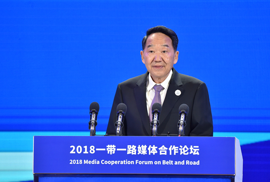中宣部副部长蒋建国（人民网记者 翁奇羽 摄）