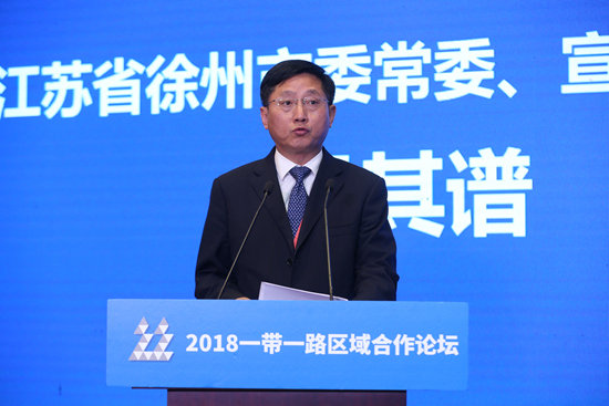 江苏省徐州市委常委、宣传部部长 冯其谱（人民网记者 吉羽 摄）
