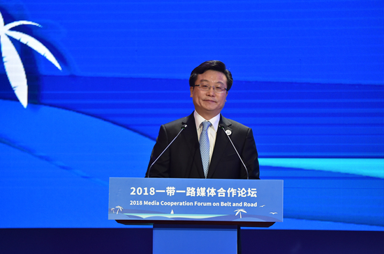 人民日报社副总编辑王一彪（人民网记者 翁奇羽 摄）