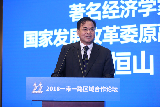 著名经济学家、国家发展改革委原副秘书长 范恒山（人民网记者 吉羽 摄）