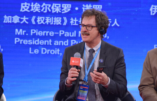 加拿大《权利报》社长兼发行人皮埃尔保罗·诺罗